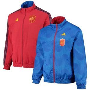 🔥RARE/adidas Spain Anthem Reversible Jacket 2022 MEN'S SIZE MEDIUM NWT $110.00